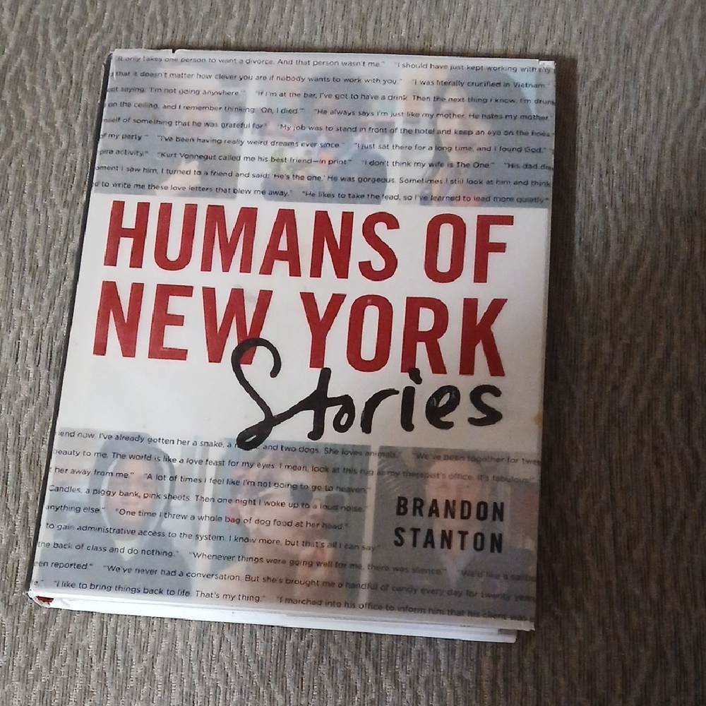 Humans of New York Stories by Brandon Stanton - Hardcover Book (White & Red)